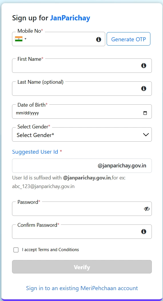  bihar Ration Card Registration Form